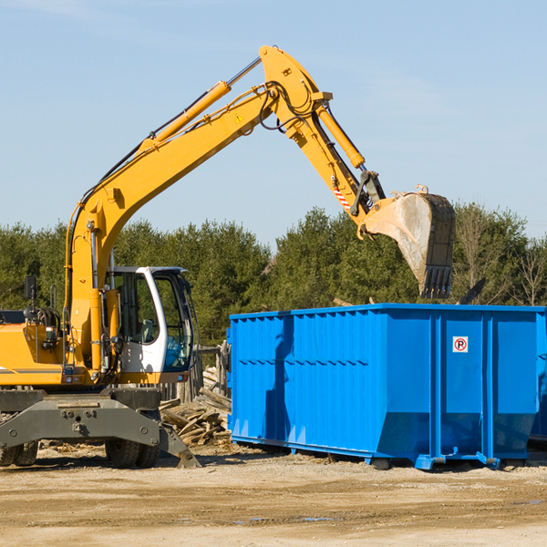 what size residential dumpster rentals are available in Cordes Lakes